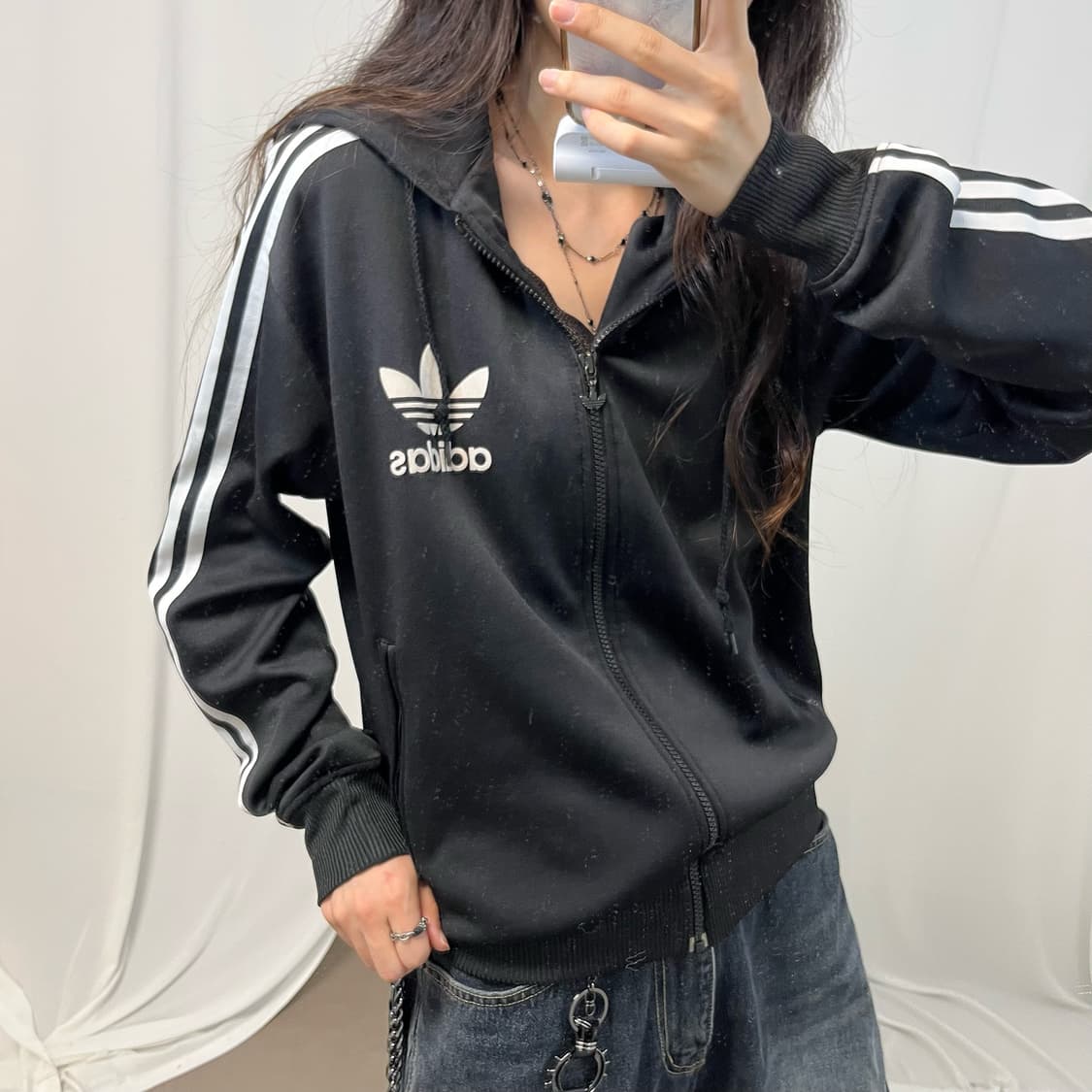 Adidas flock black jersey 상품이미지3