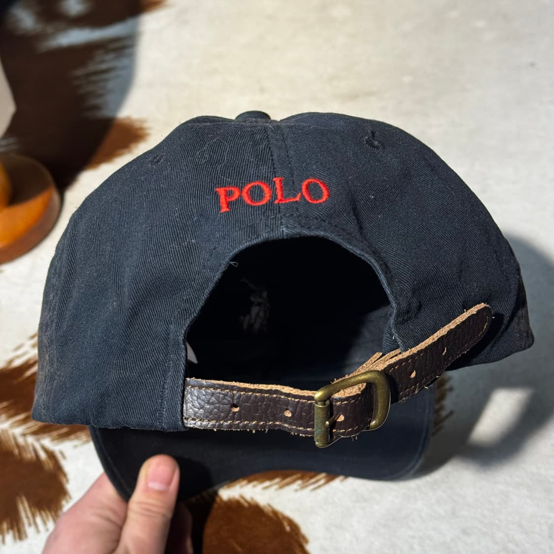폴로 볼캡 레더 스트랩 (OS) 멀티 포니 상품이미지4