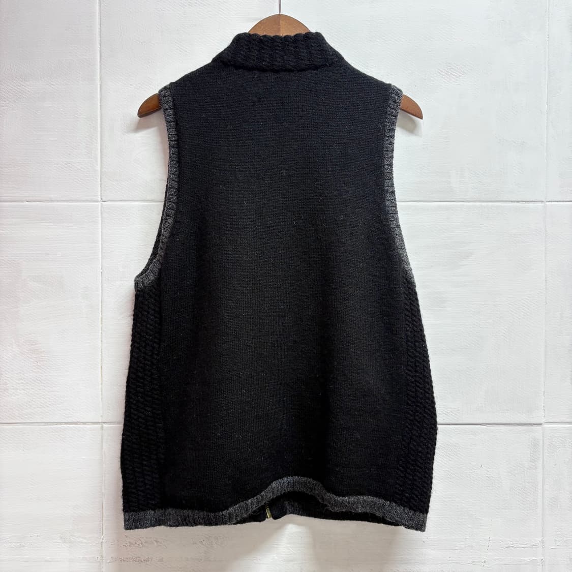 Plaisir Femme 울 스티치 히피 니트 베스트  JPN 상품이미지5