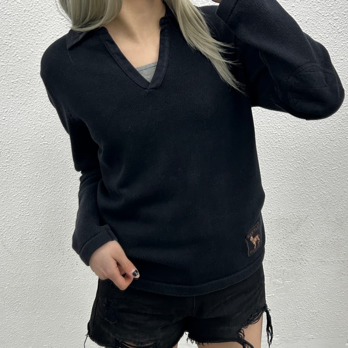 폴로 랄프로렌 블랙 카라 롱슬리브 S 상품이미지1