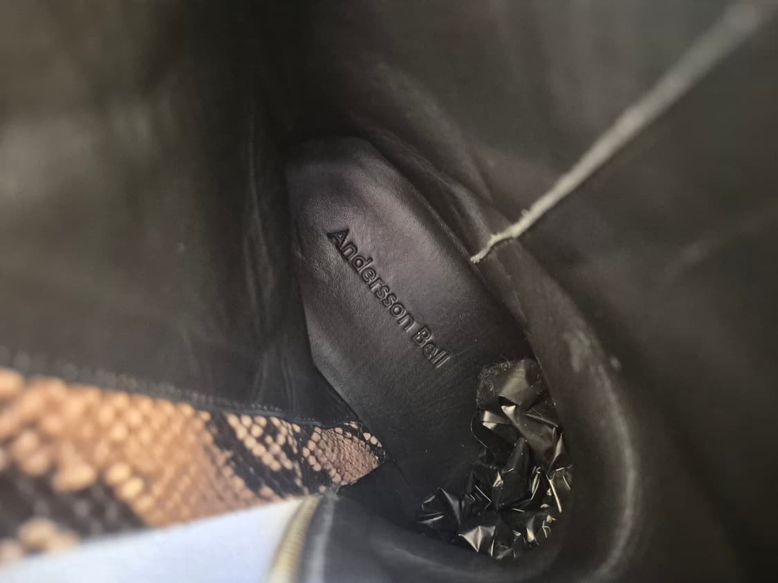 앤더슨벨 스퀘어토 파이톤 첼시부츠 상품이미지9