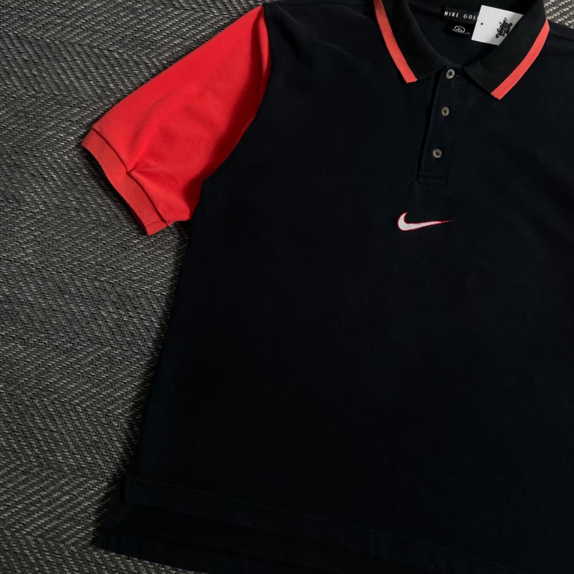 00s 나이키 센터 스우시 박시핏 카라 티셔츠o 3906 상품이미지3