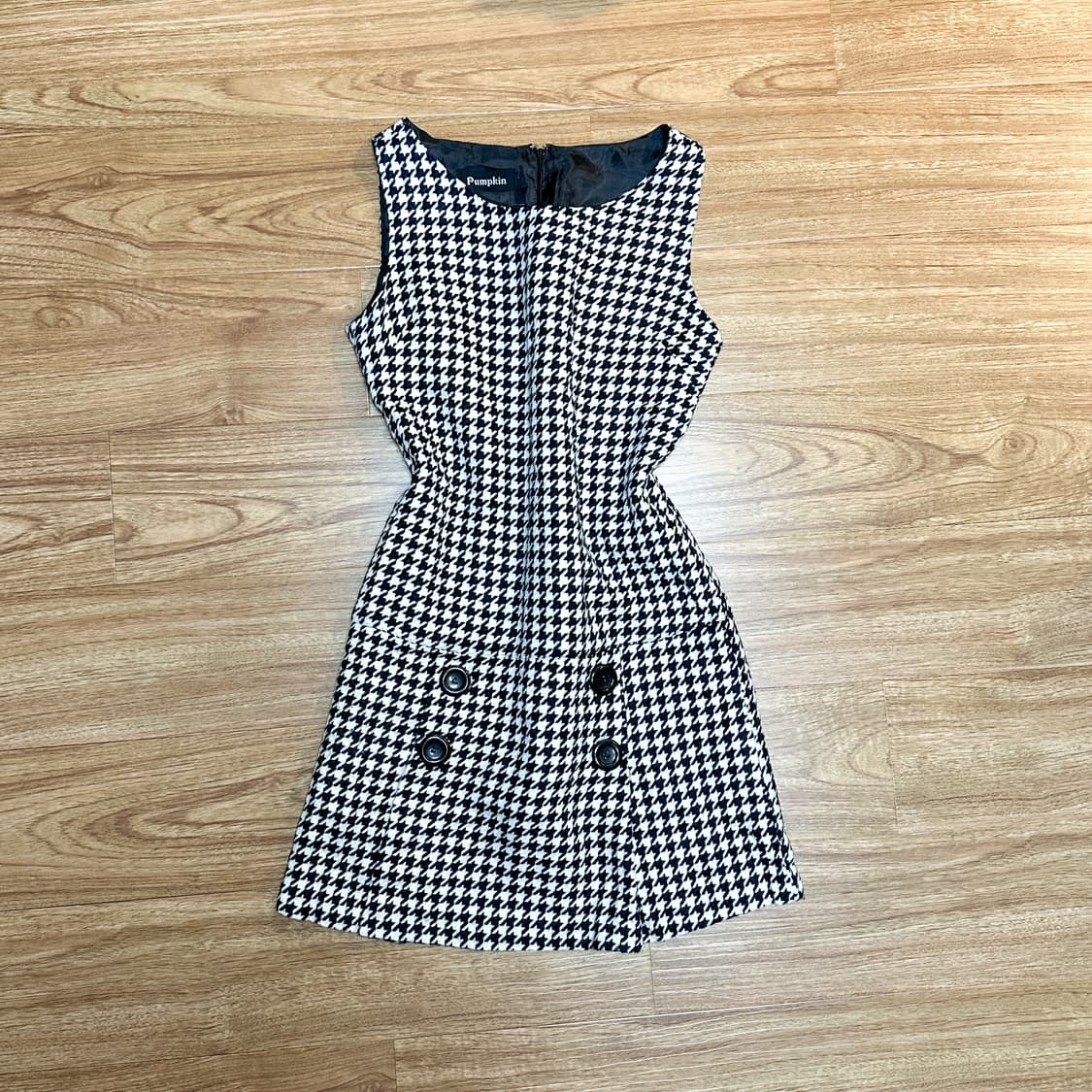 빈티지 단추 원피스 히메갸루 로걀 라떼 긱시크 헤이세이 발레코어 모리걸 상품이미지1