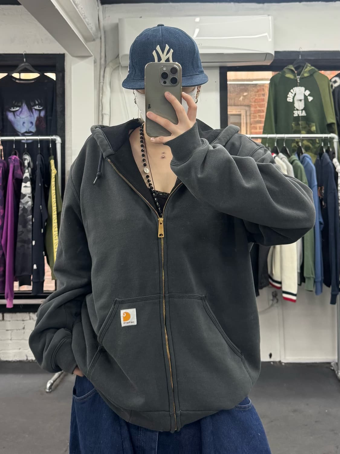 칼하트 써멀 후드집업 상품이미지4