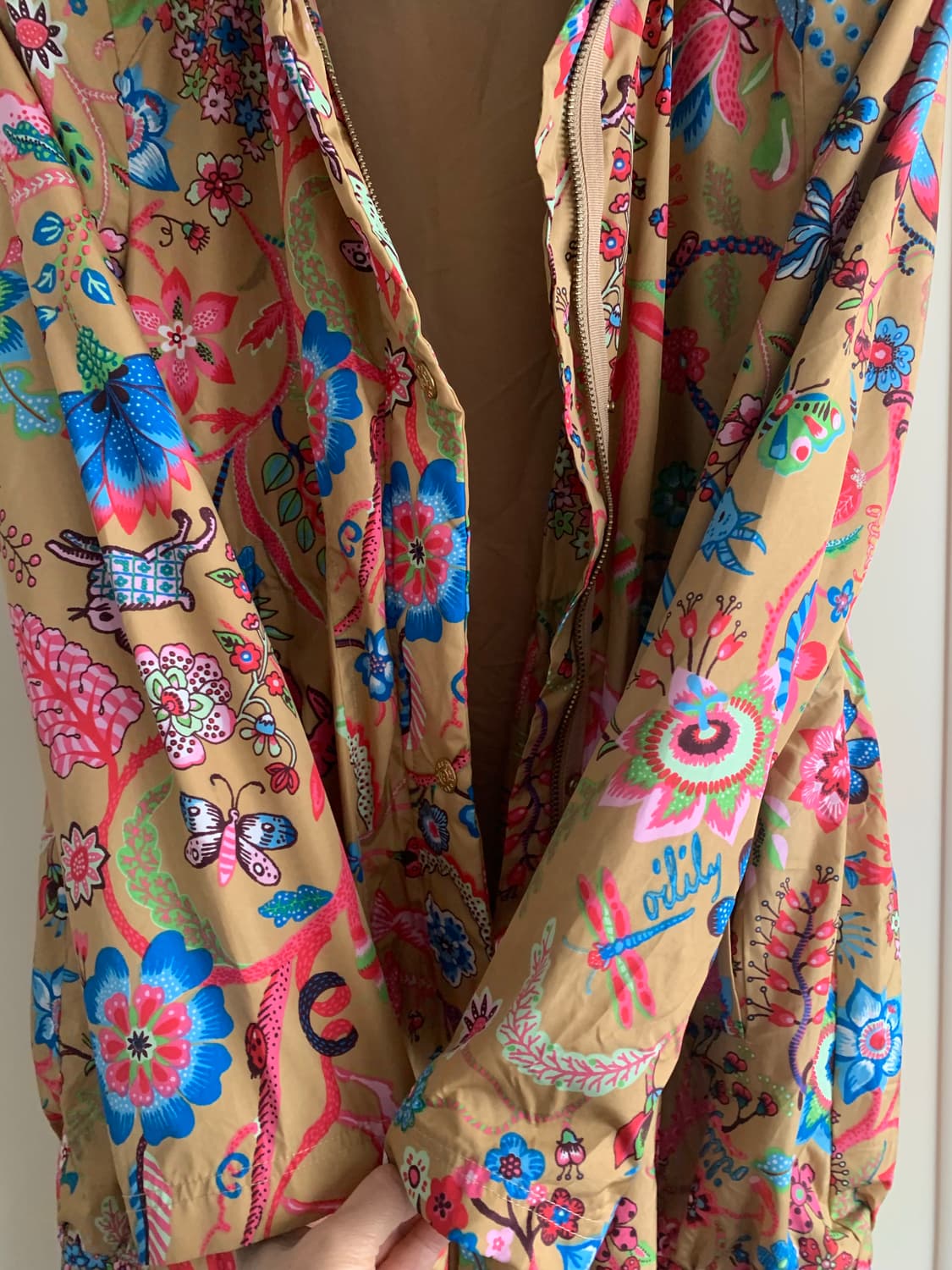 오일릴리 후드 바람막이 상품이미지6