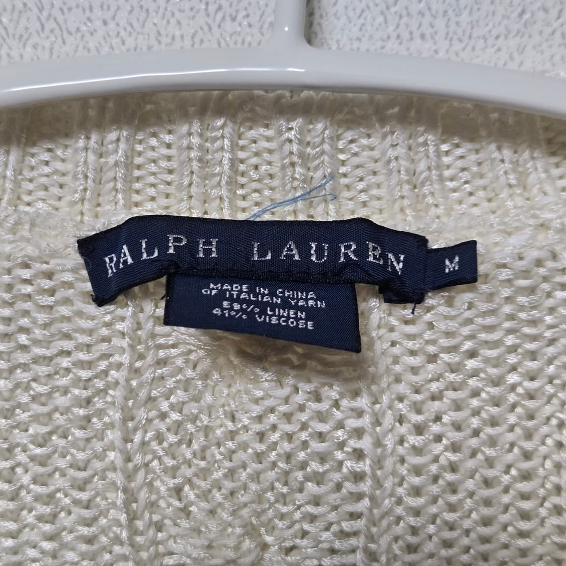 랄프로렌 린넨 브이넥 니트 상품이미지4