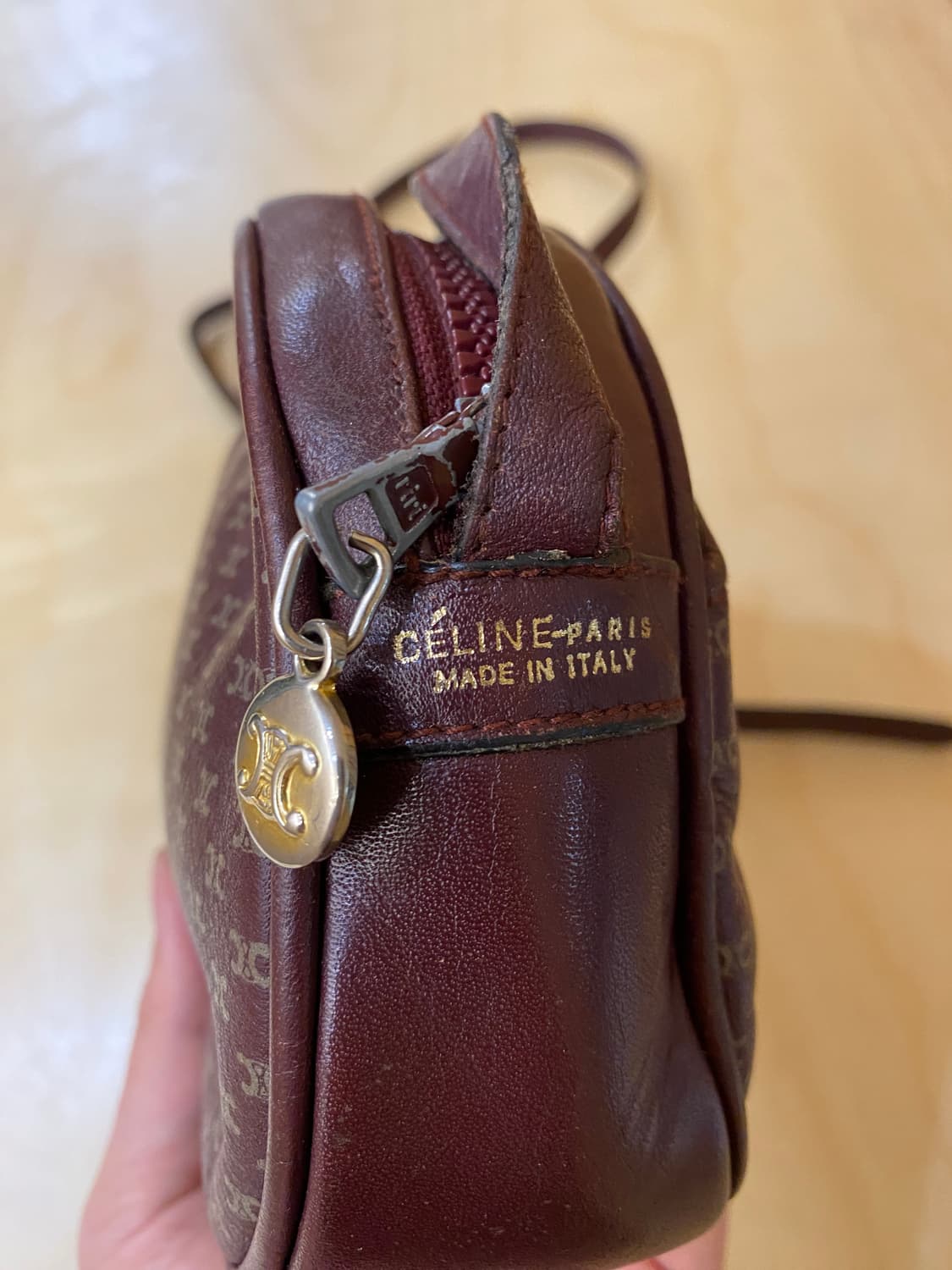 80s OLD CELINE mini cross bag 80년대 올드 셀린 상품이미지4