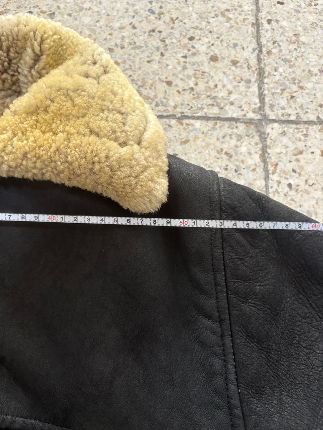 빈티지 블랙 무스탕 자켓 상품이미지8