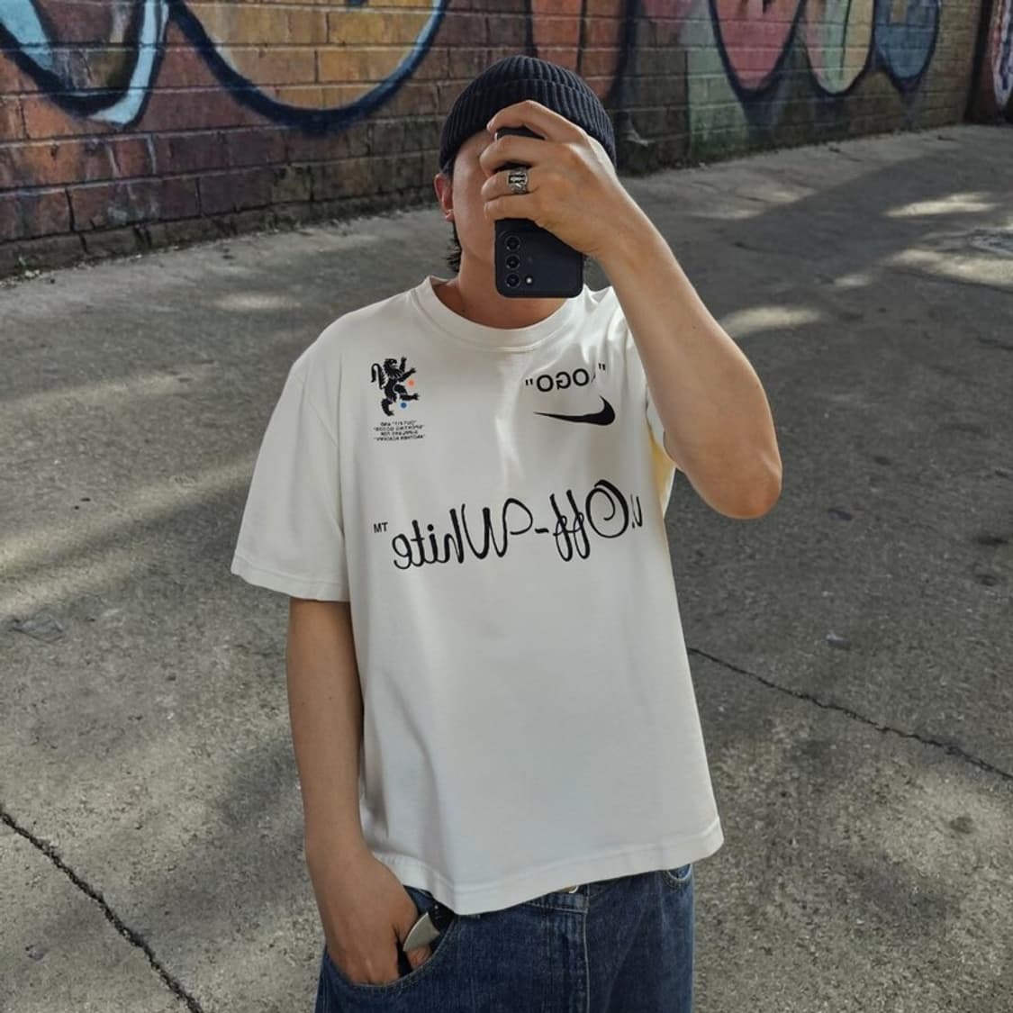 나이키 오프화이트 NRG 반팔티 M0407 상품이미지1