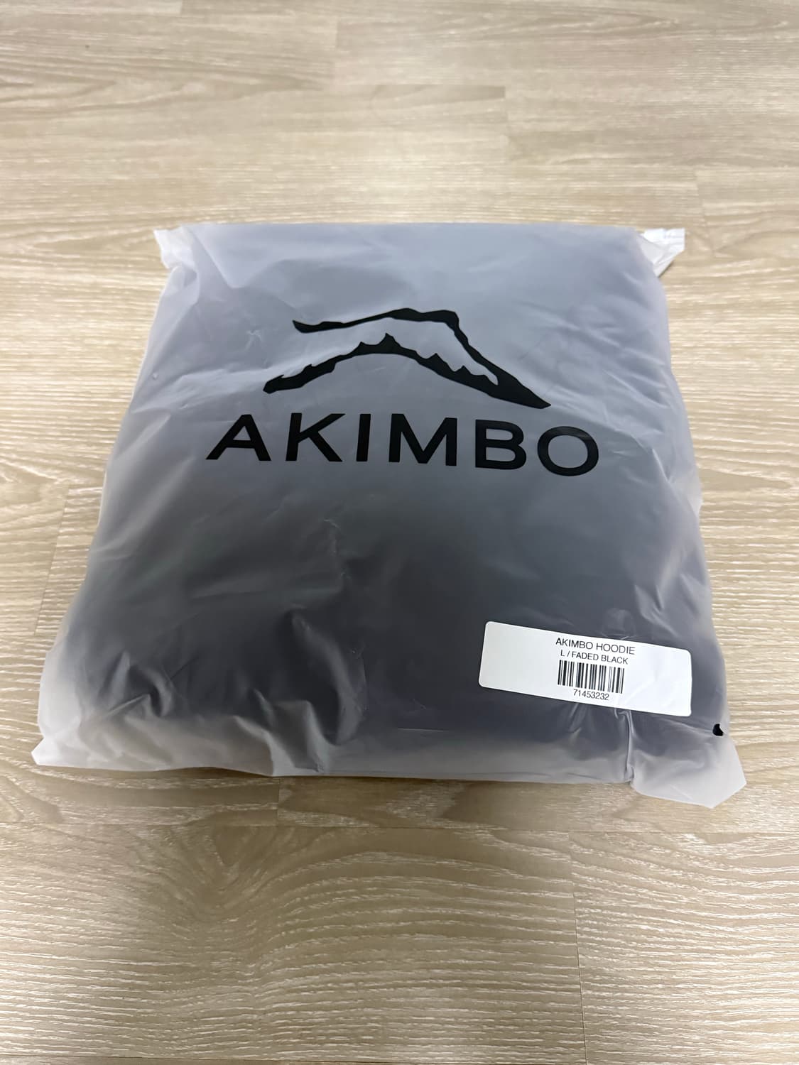 아킴보클럽 페이디드 블랙 후드 L (공홈구매) 상품이미지3