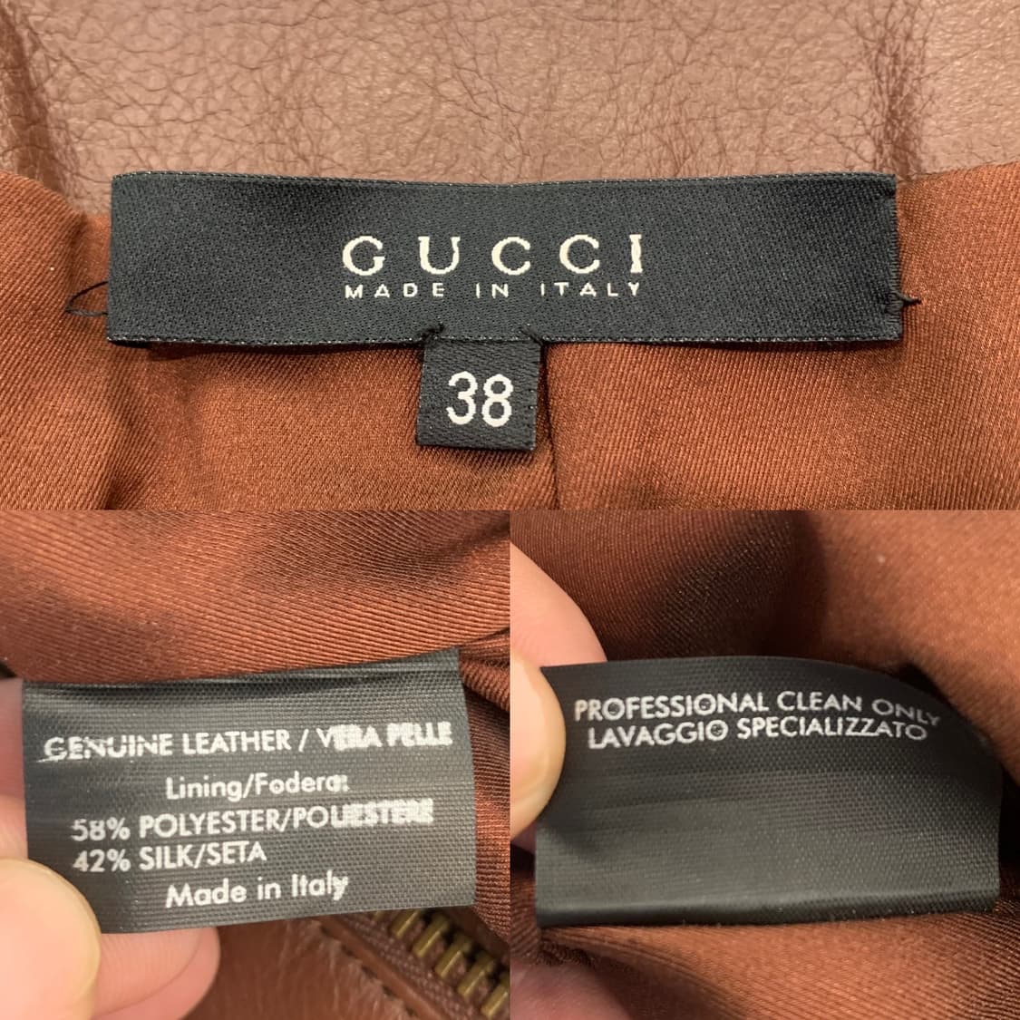 GUCCI 구찌 스커트(레더)38 사이즈-해외발송 상품이미지6