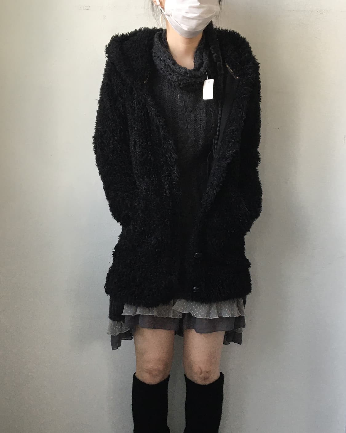 Fake fur hood jacket 상품이미지5