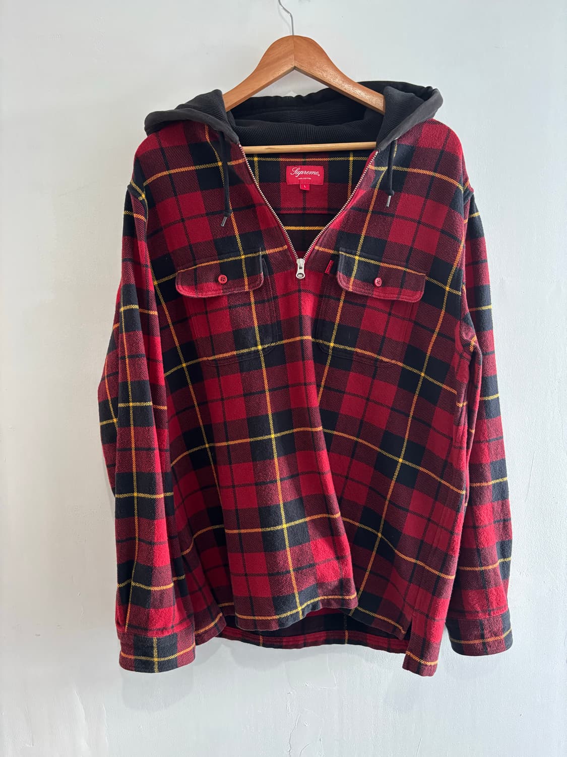 Supreme 슈프림 써멀 후디드 타탄체크 아노락 플란넬 상품이미지2
