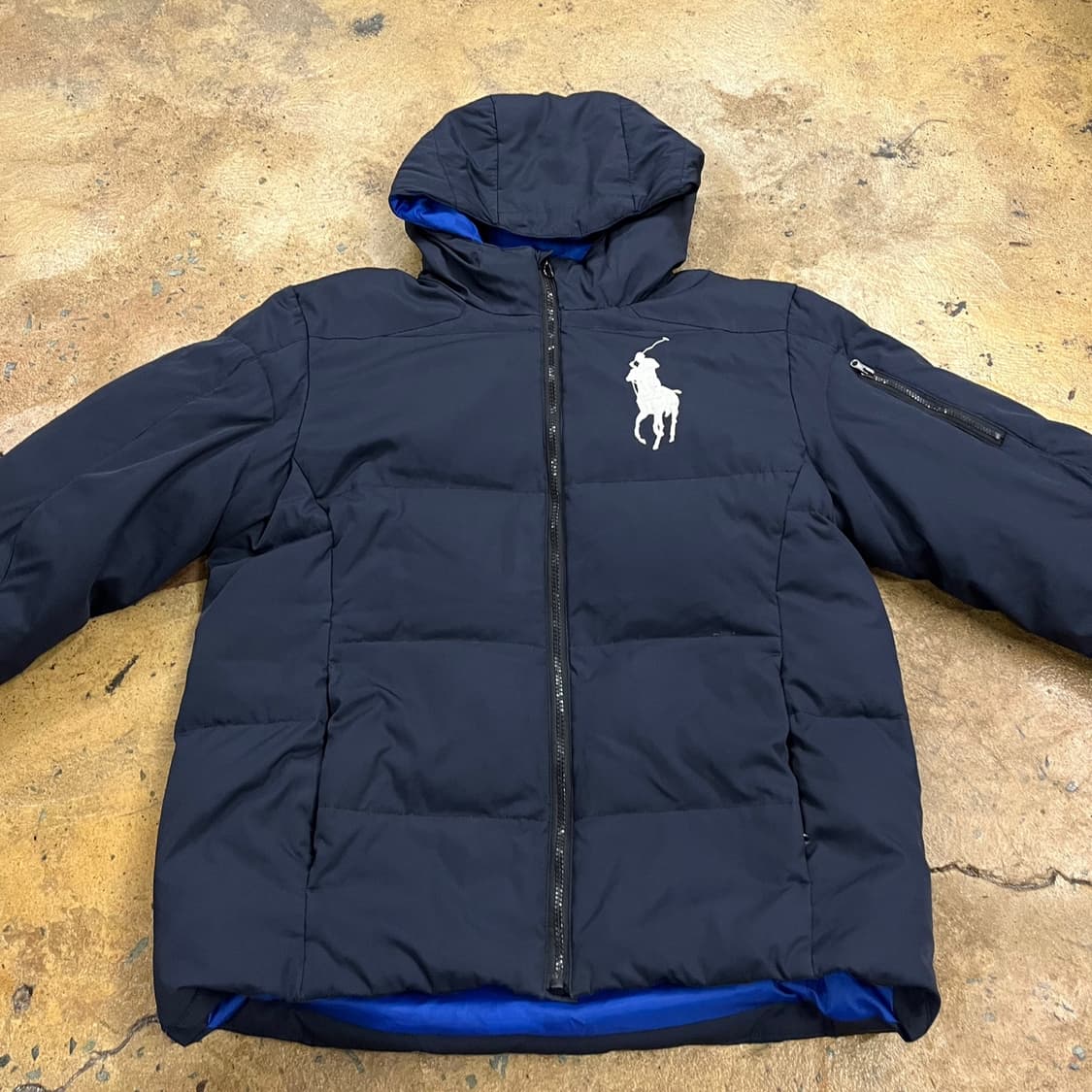 [정품/XL] 폴로 랄프로렌 빅포니 패딩 네이비 b14 상품이미지3