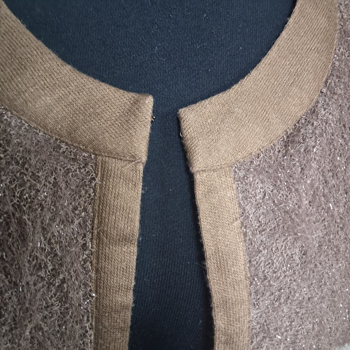 잇미샤 브라운 펄 가디건 44~55(상태상급) 상품이미지10