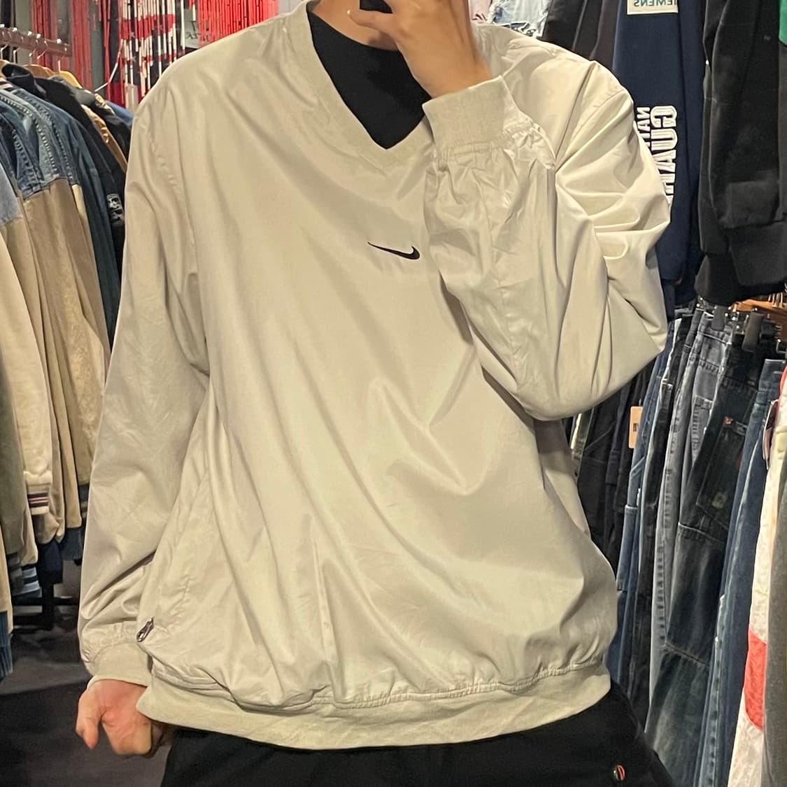 [IM] nike 나이키 코토리 베이지 미드스우시 웜업 상품이미지3