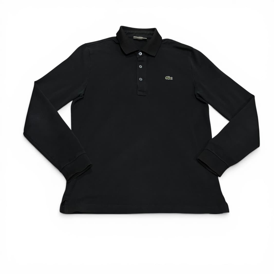3 95 라코스테 블랙 슬림핏 PK 긴팔 카라티 상품이미지1