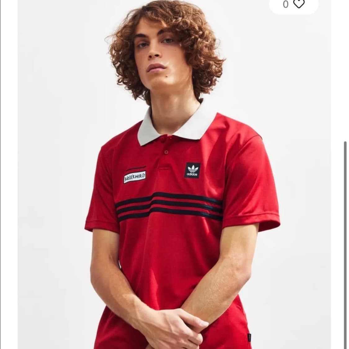 아디다스 x 버거월드 콜라보 반팔티 상품이미지2