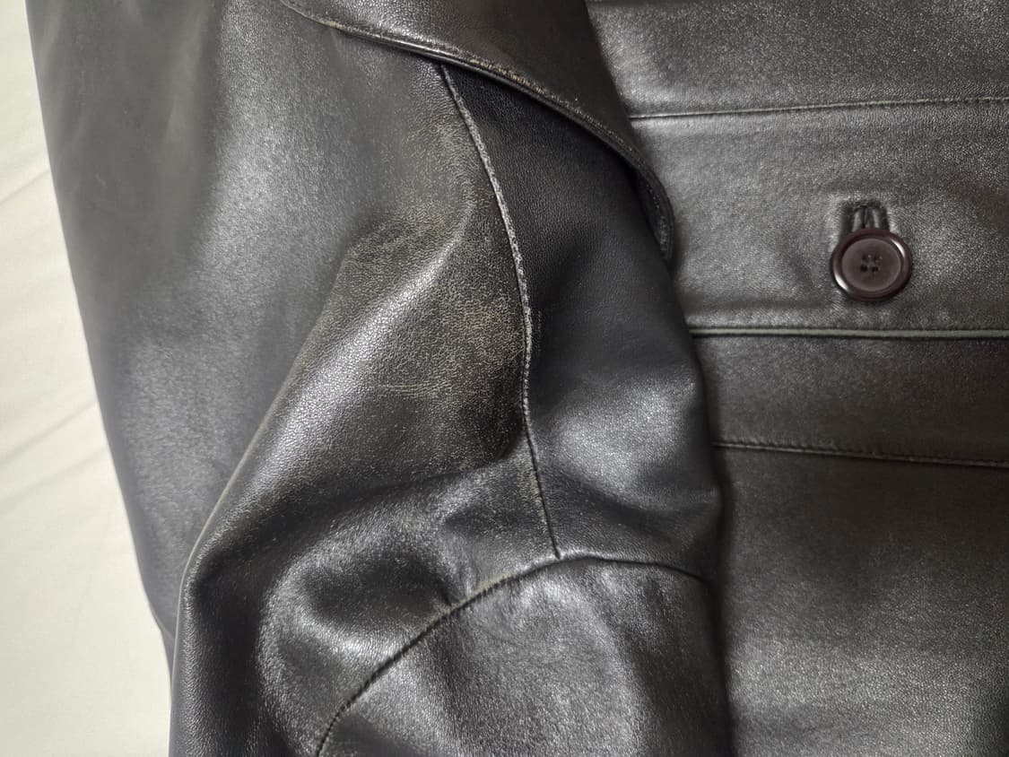 레더카코트 가죽자켓L (일본빈티지샵구매) 상품이미지6