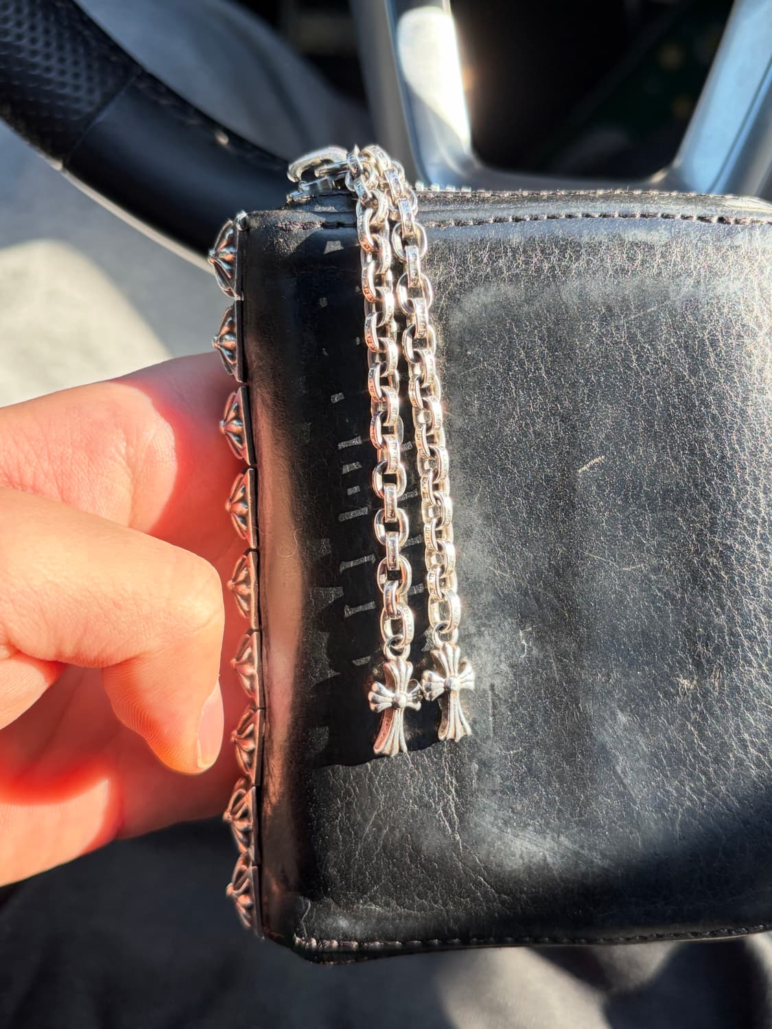 크롬하츠 피라미드 반지갑 상품이미지5