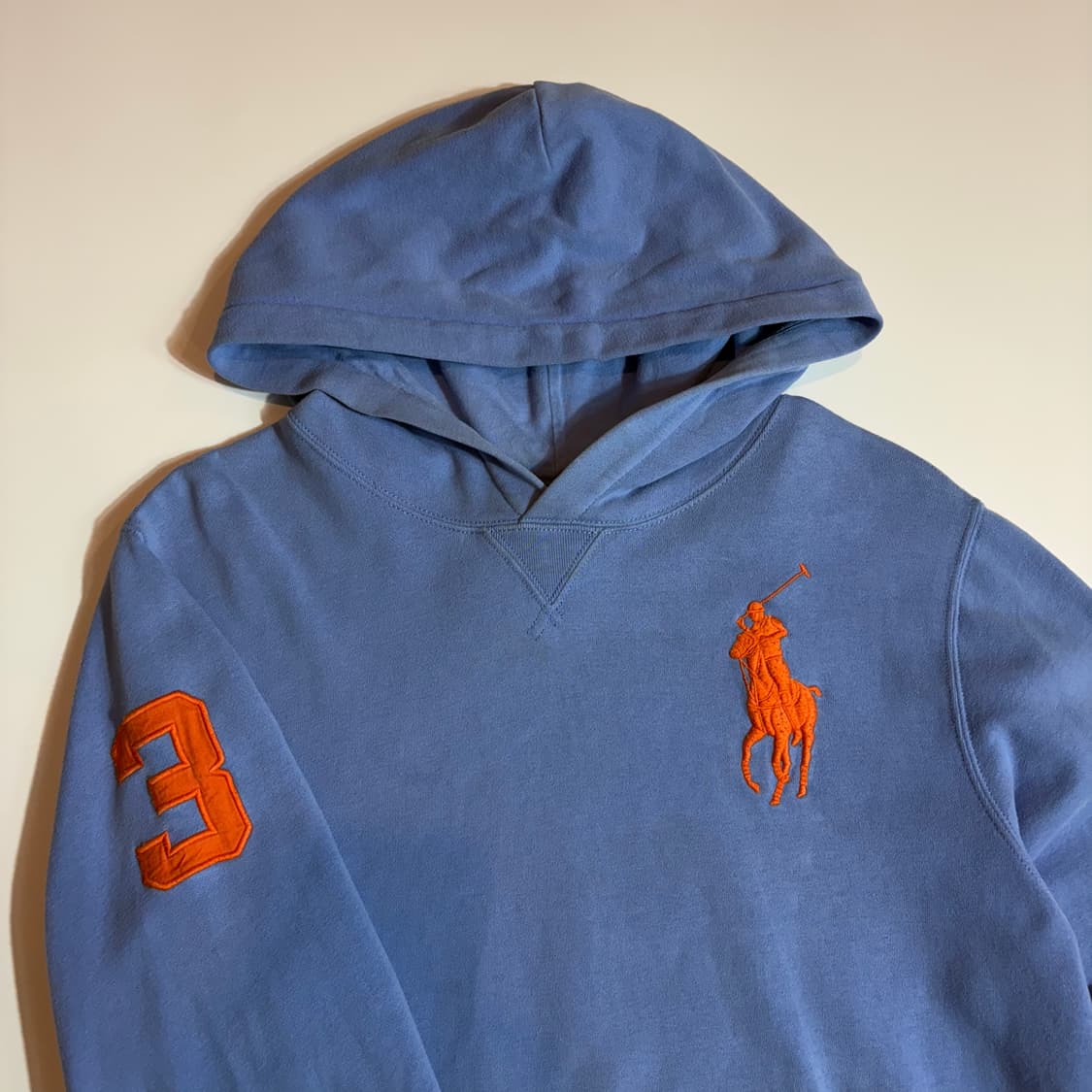 폴로 랄프로렌 스카이블루 빅포니 후드티 상품이미지6