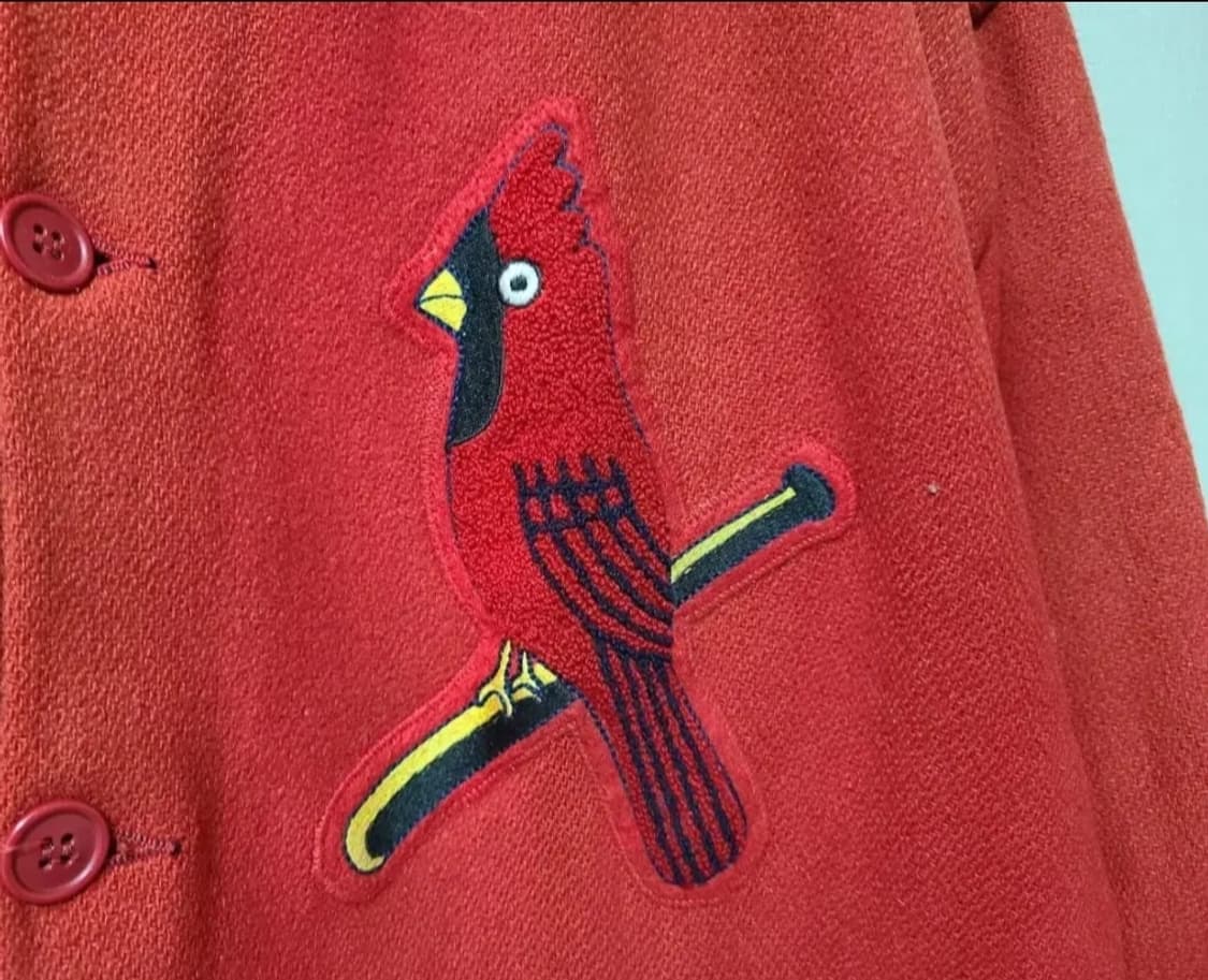 1940년대 MLB 세인트루이스 카디널스 울자켓 상품이미지4