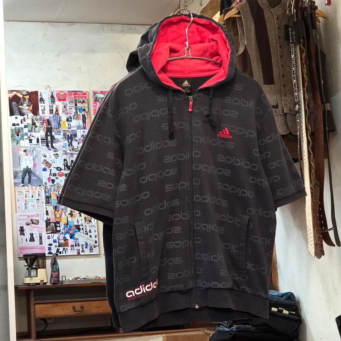 아디다스 올드스쿨 반팔 후드 상품이미지1