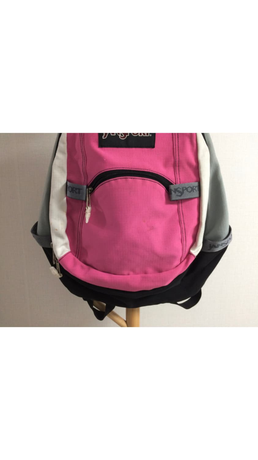 잔스포츠 빈티지 90s 핑크 백팩 상품이미지5