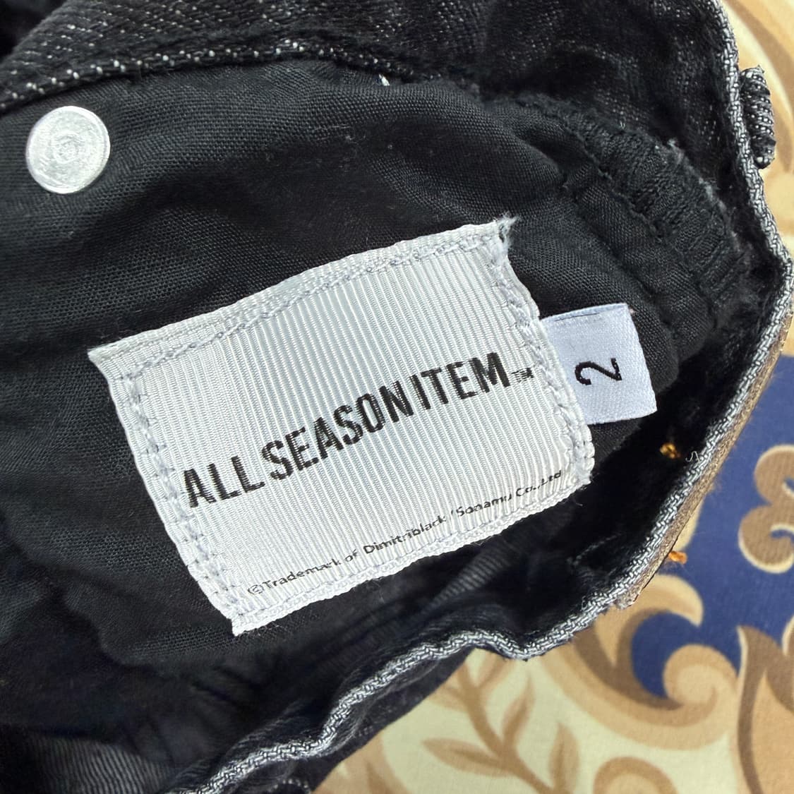 (2)디미트리 블랙 Dimitri black 흑청 카고데님팬츠 상품이미지3