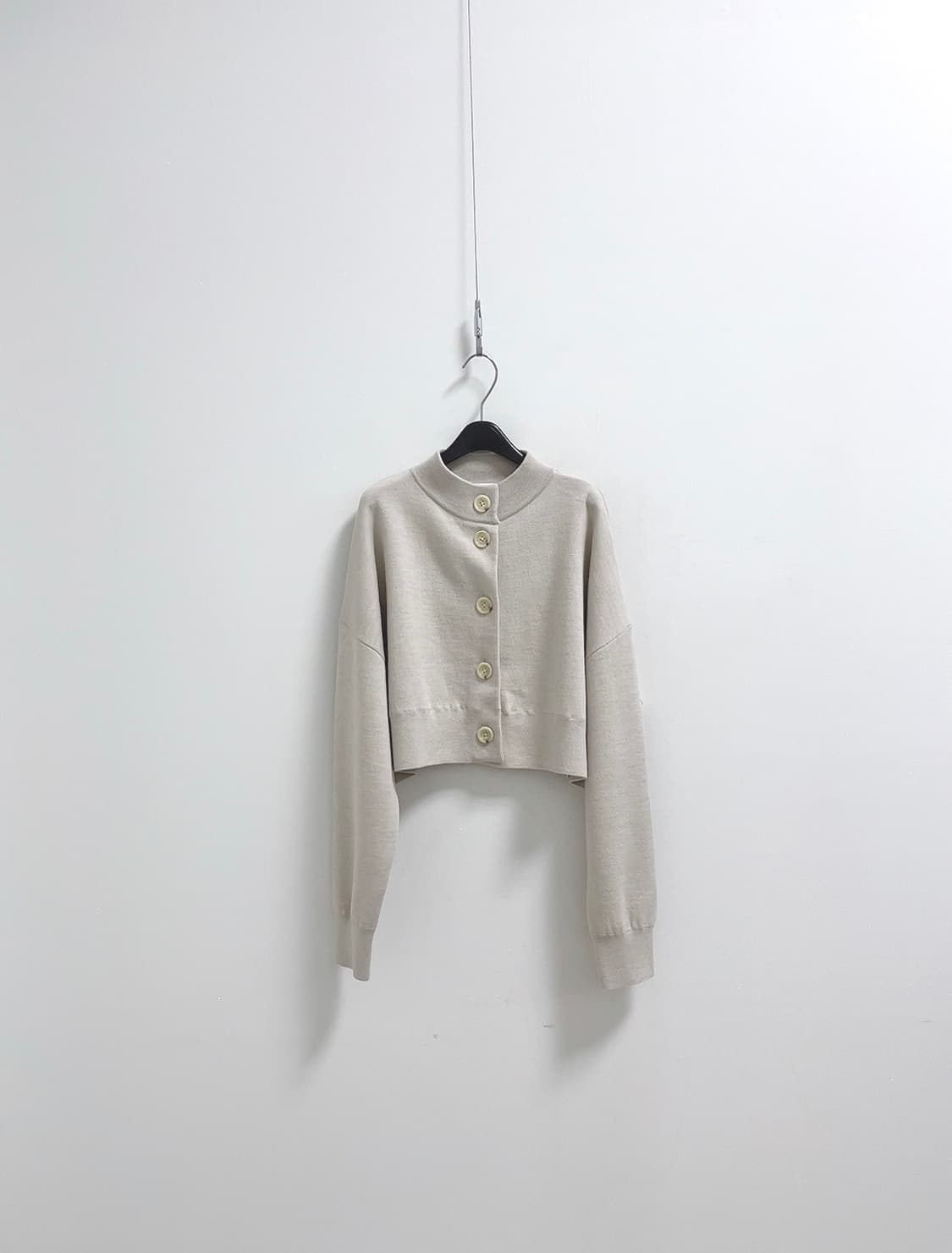 엔폴드 하이넥 루즈핏 가디건 상품이미지4