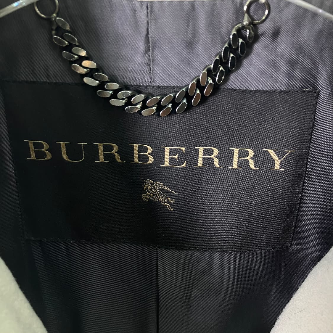 버버리 캐시미어 롱 트렌치 코트 38 상품이미지3