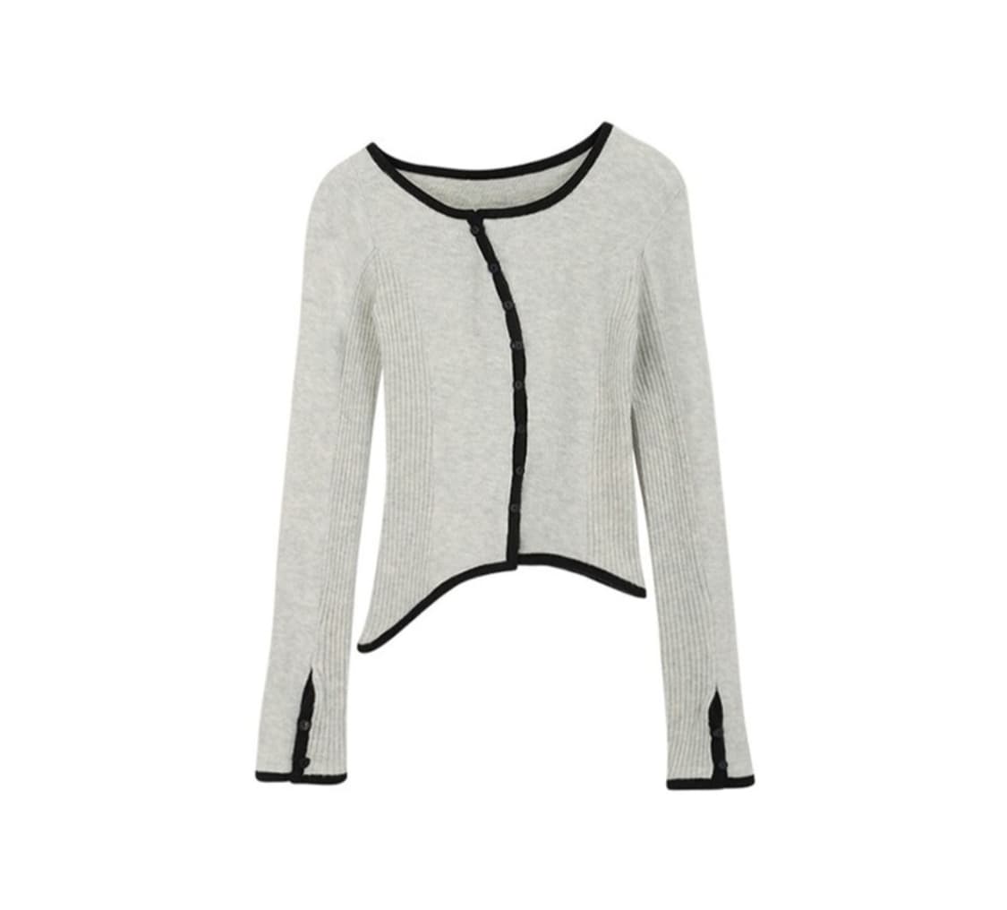 유즈 언발란스 헤어리 가디건 상품이미지1