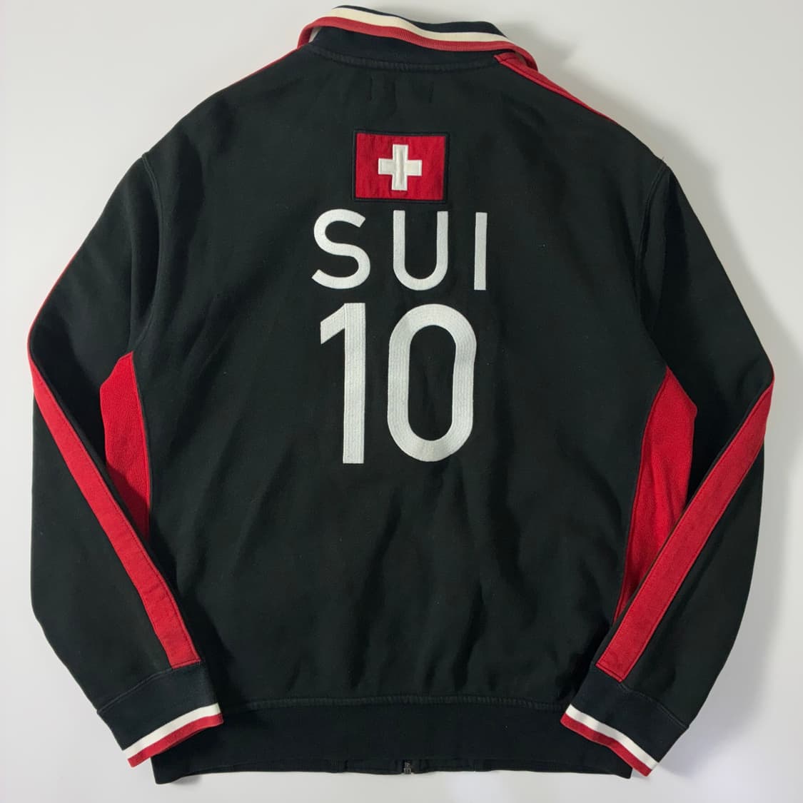 Polo 폴로 랄프로렌 00's 스위스 블랙 화이트 빅포니 집업 자켓 상품이미지2