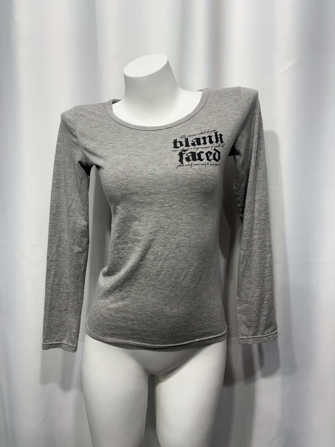 🎸그레이 프린팅 롱슬리브🎸 상품이미지6