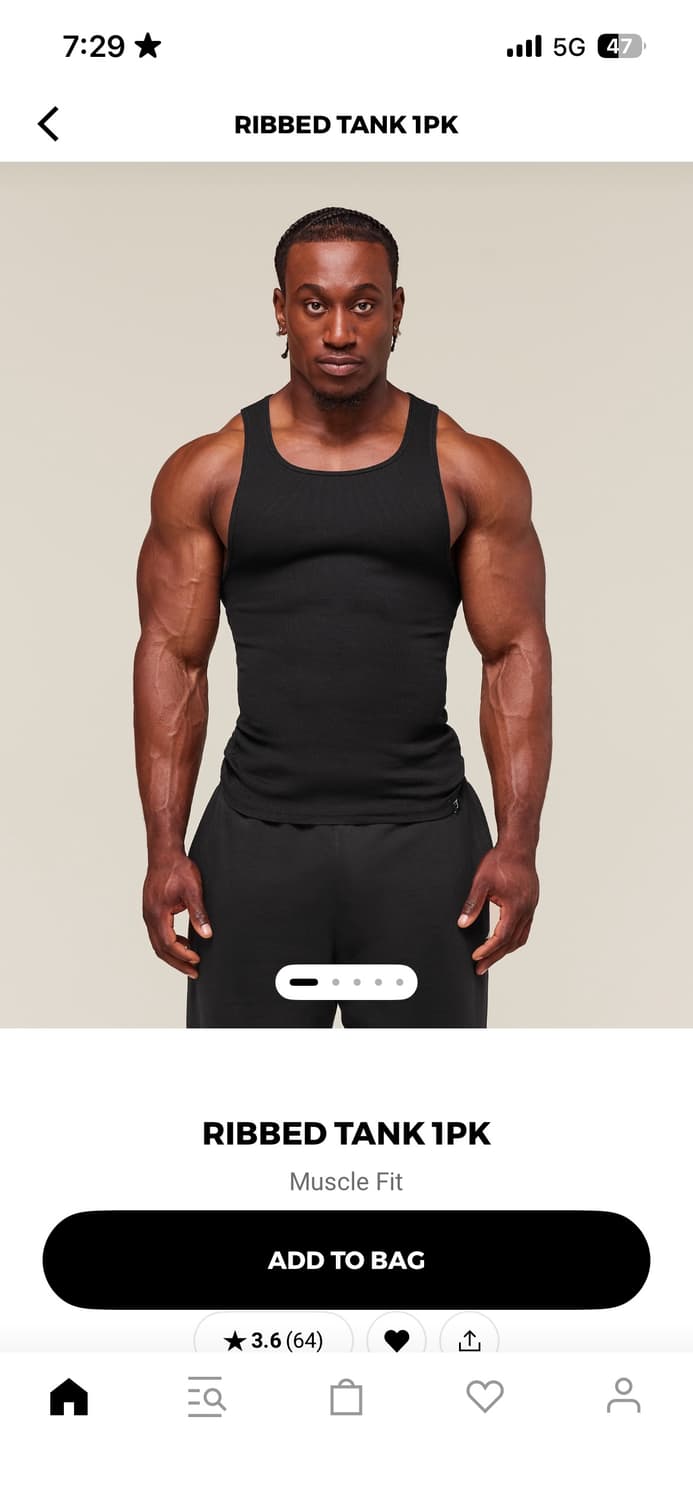 짐샤크 GYMSHARK 나시 상품이미지1