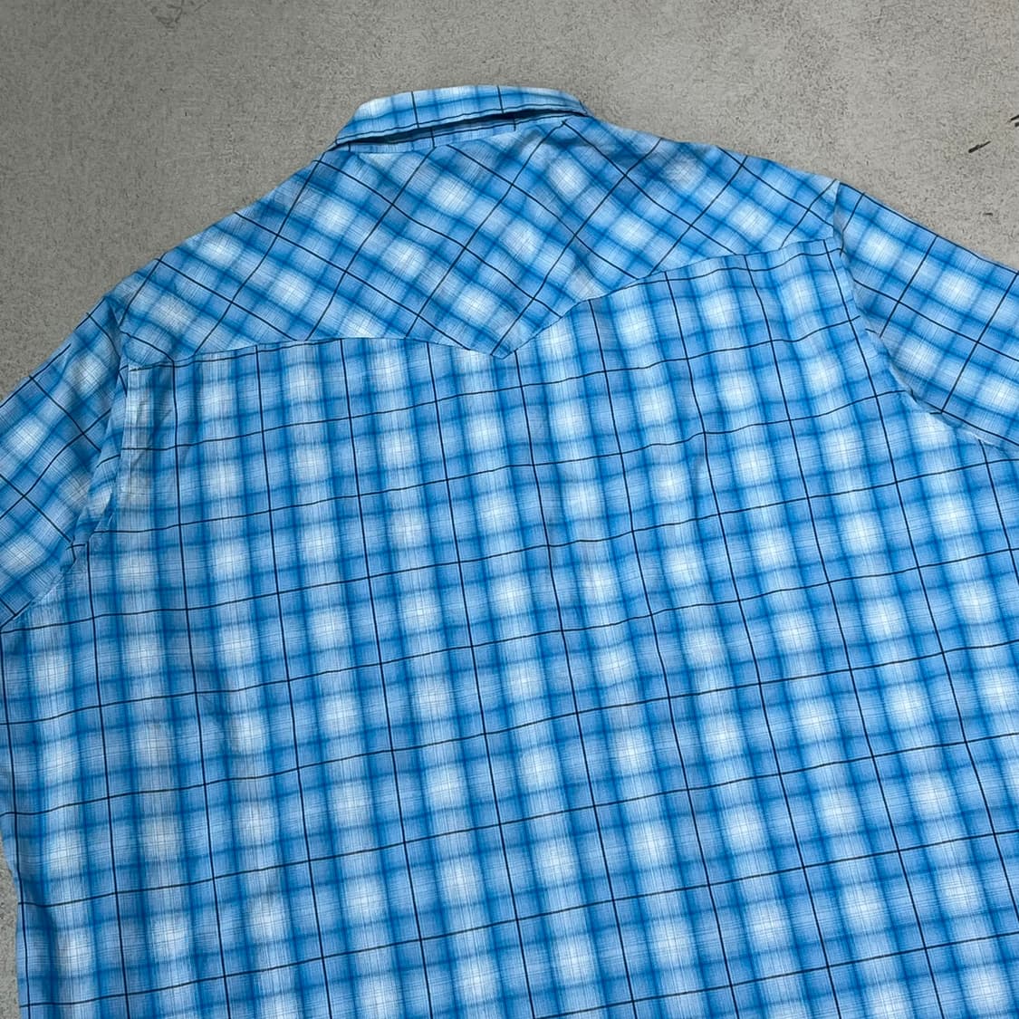 랭글러 웨스턴 체크하프셔츠 s10595 상품이미지4