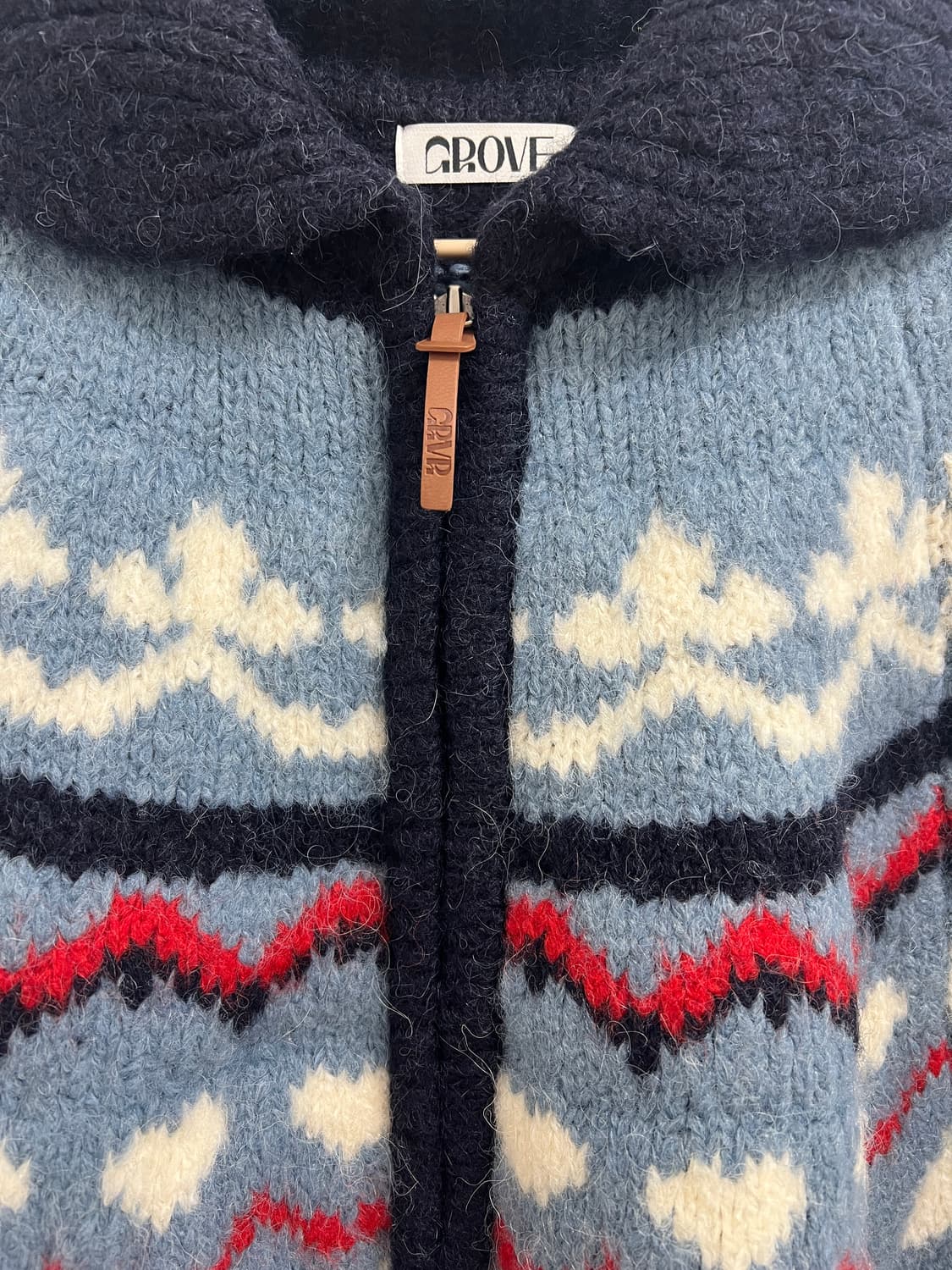 그로브 노르딕 니트 집업 상품이미지4