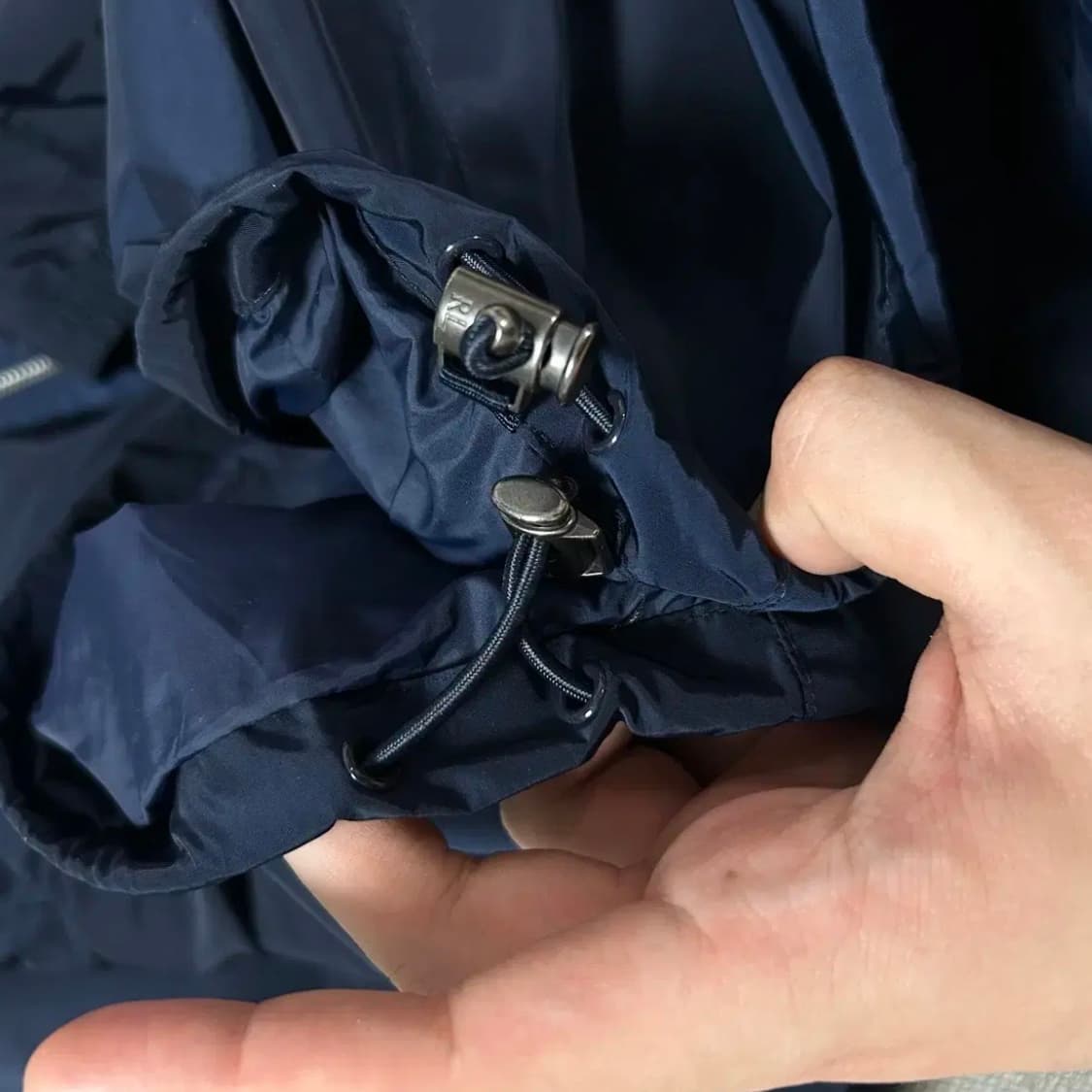 폴로 오버사이즈 네이비 나일론 후드 자켓(3XL) 상품이미지6