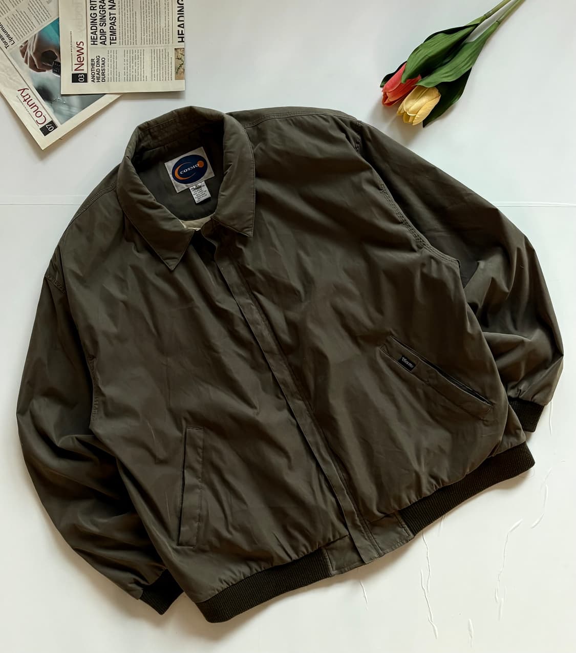 Cosmo 코스모 빈티지 오버핏 점퍼 상품이미지1