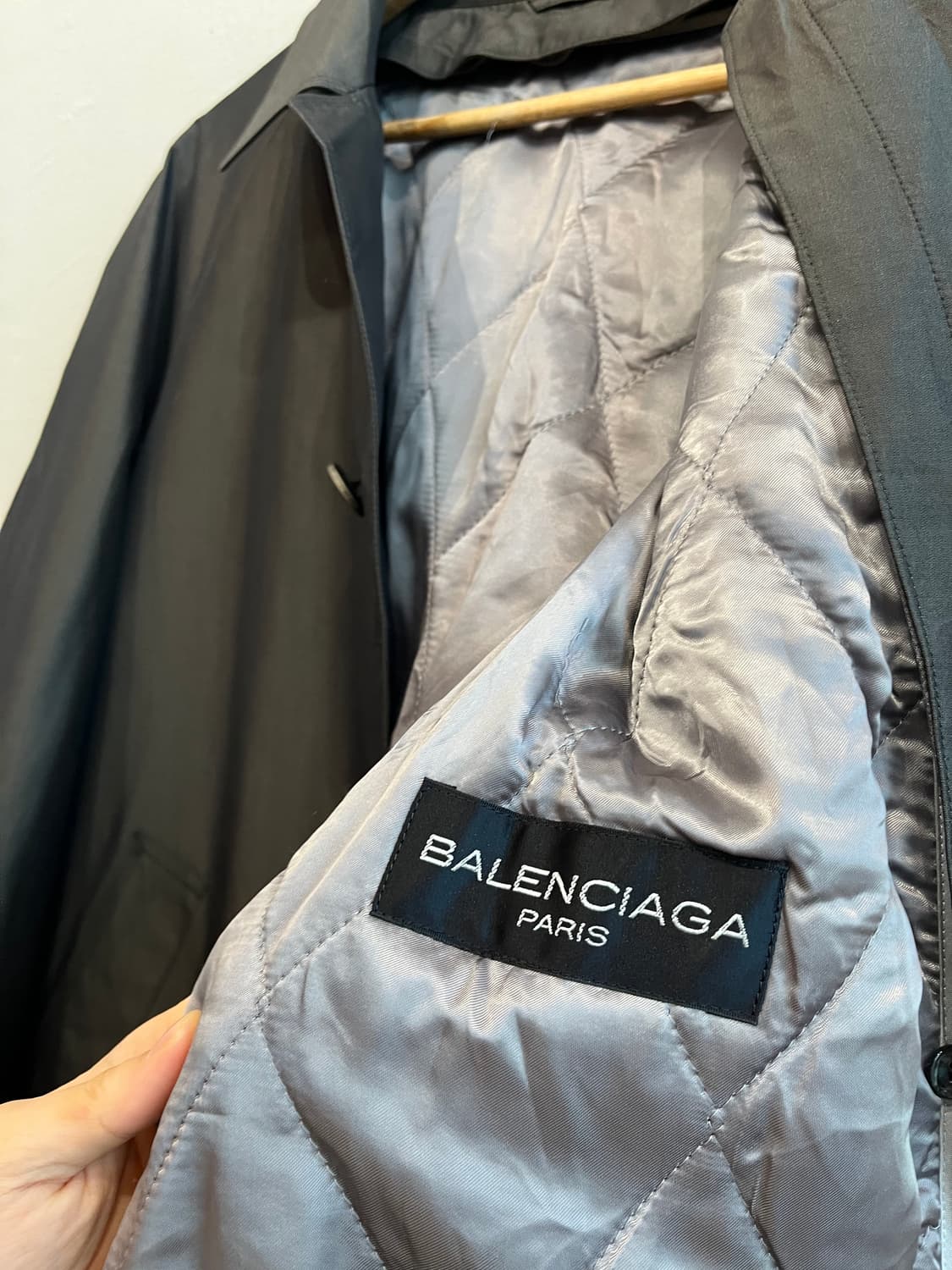 발렌시아가 퓨어실크 트렌치코트 상품이미지2