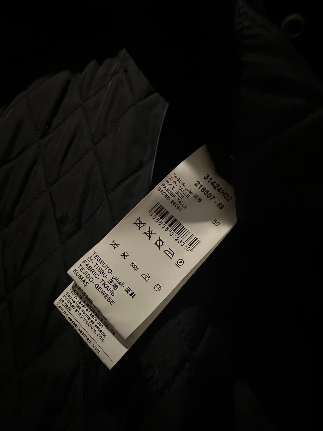 [50] 424 벨루어 스타디움 자켓 네이비 상품이미지4