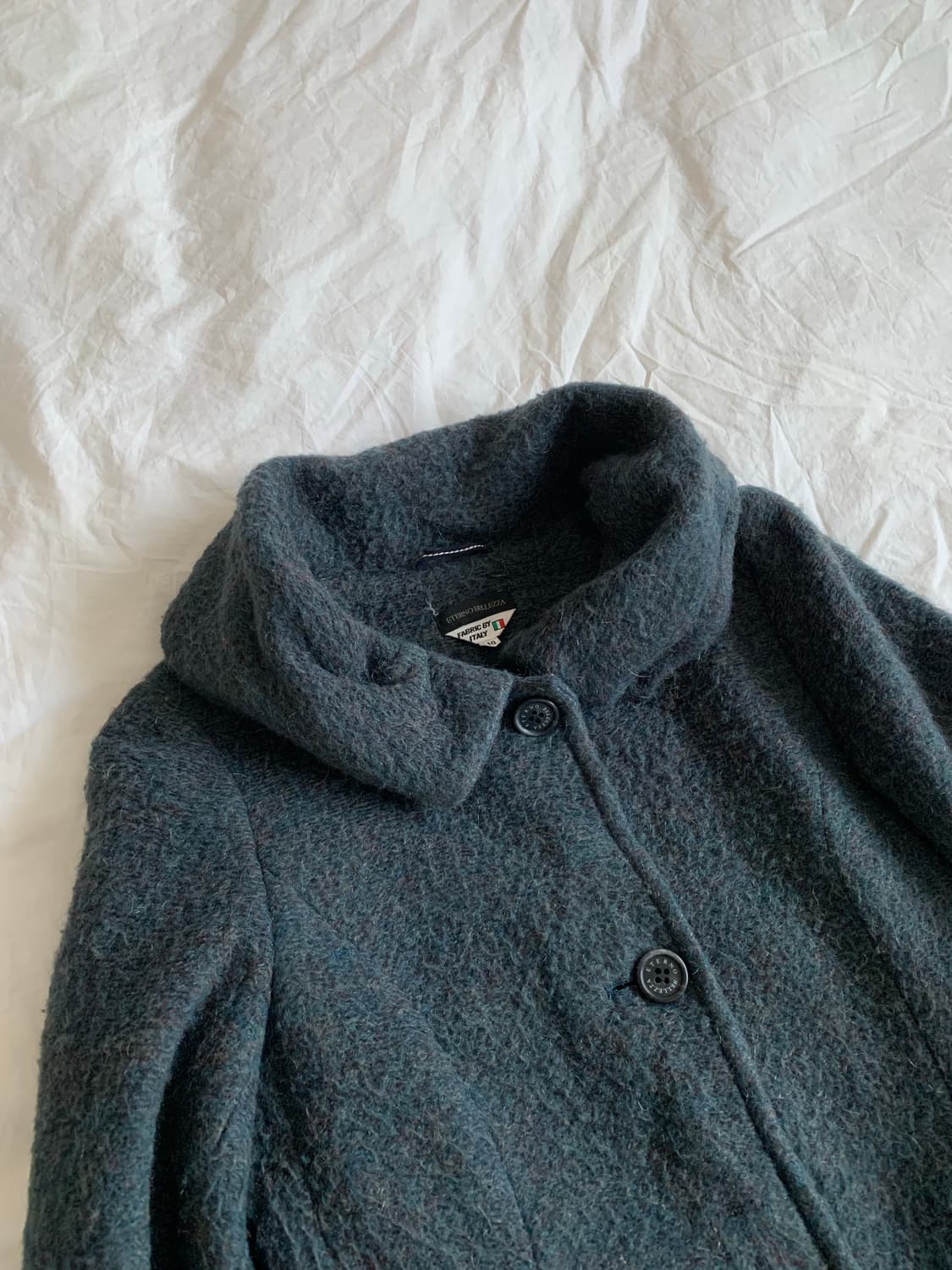 플레어 카라 코트 상품이미지5