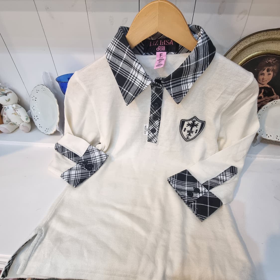 LIZ LISA doll 리즈리사돌 니트 폴로티 상품이미지5
