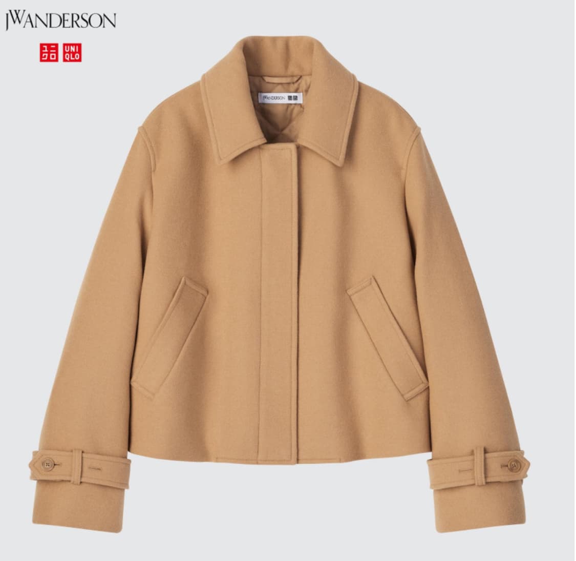 [JW Anderson] 울블렌드 쇼트재킷(베이지) 상품이미지2