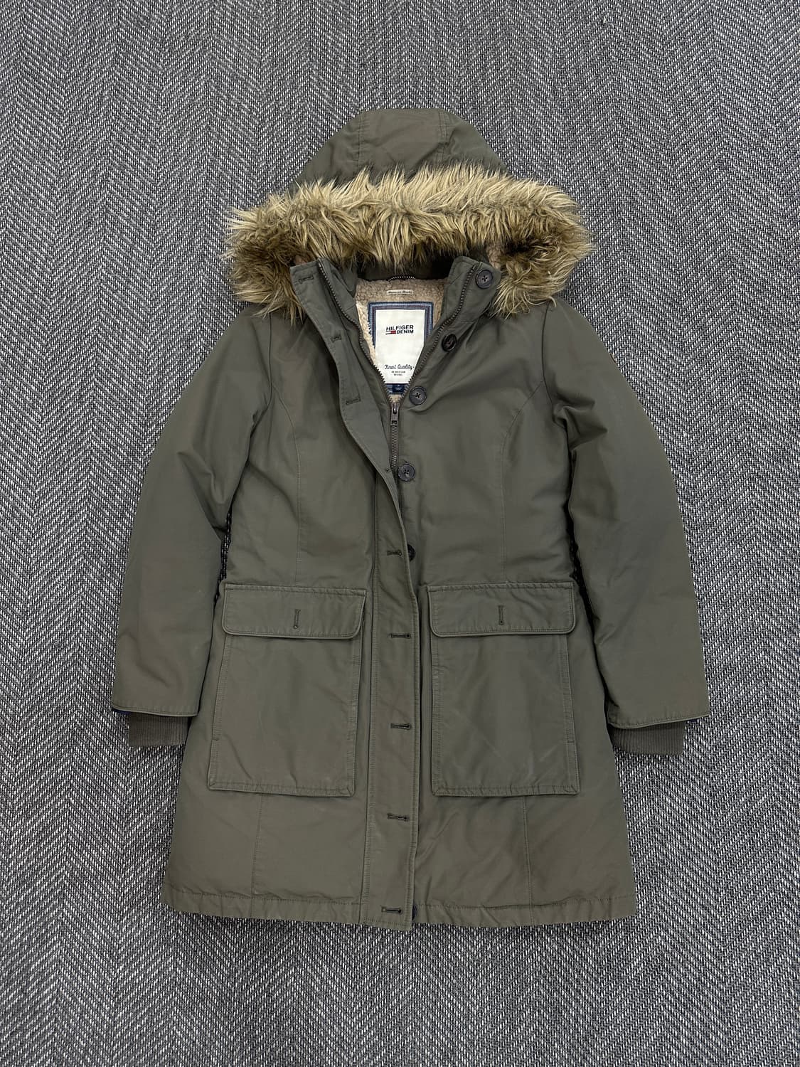 타미힐피거 야상 파카 카키 상품이미지1