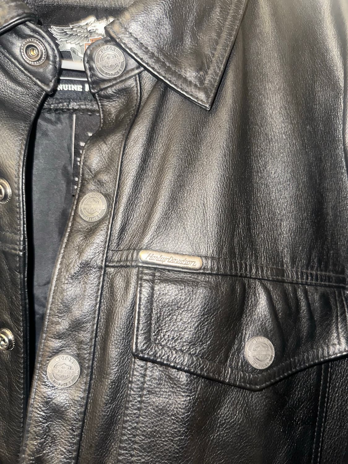 할리데이비슨 가죽 셔츠 자켓 상품이미지3