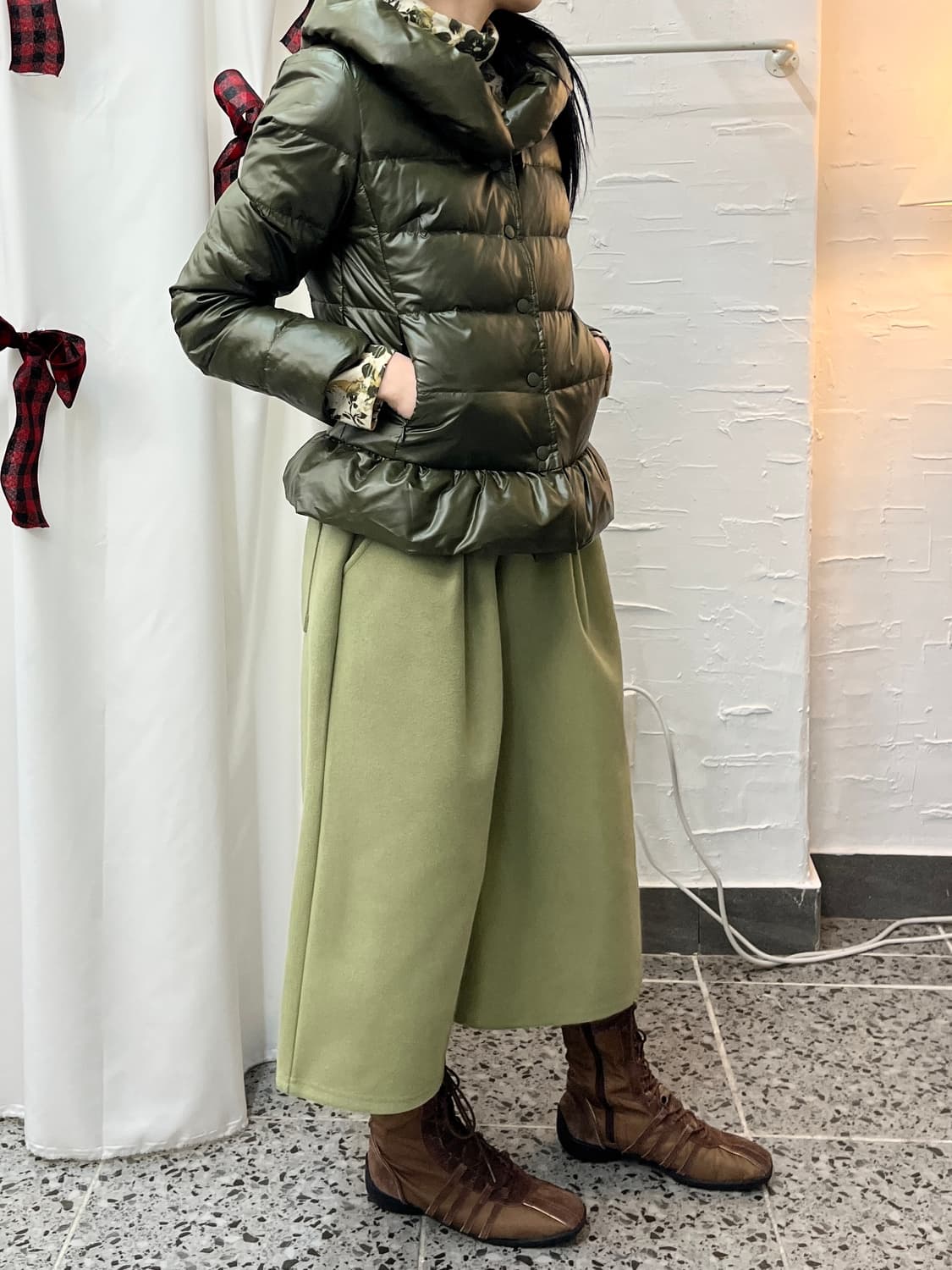 Ruffle hem jumper 상품이미지2