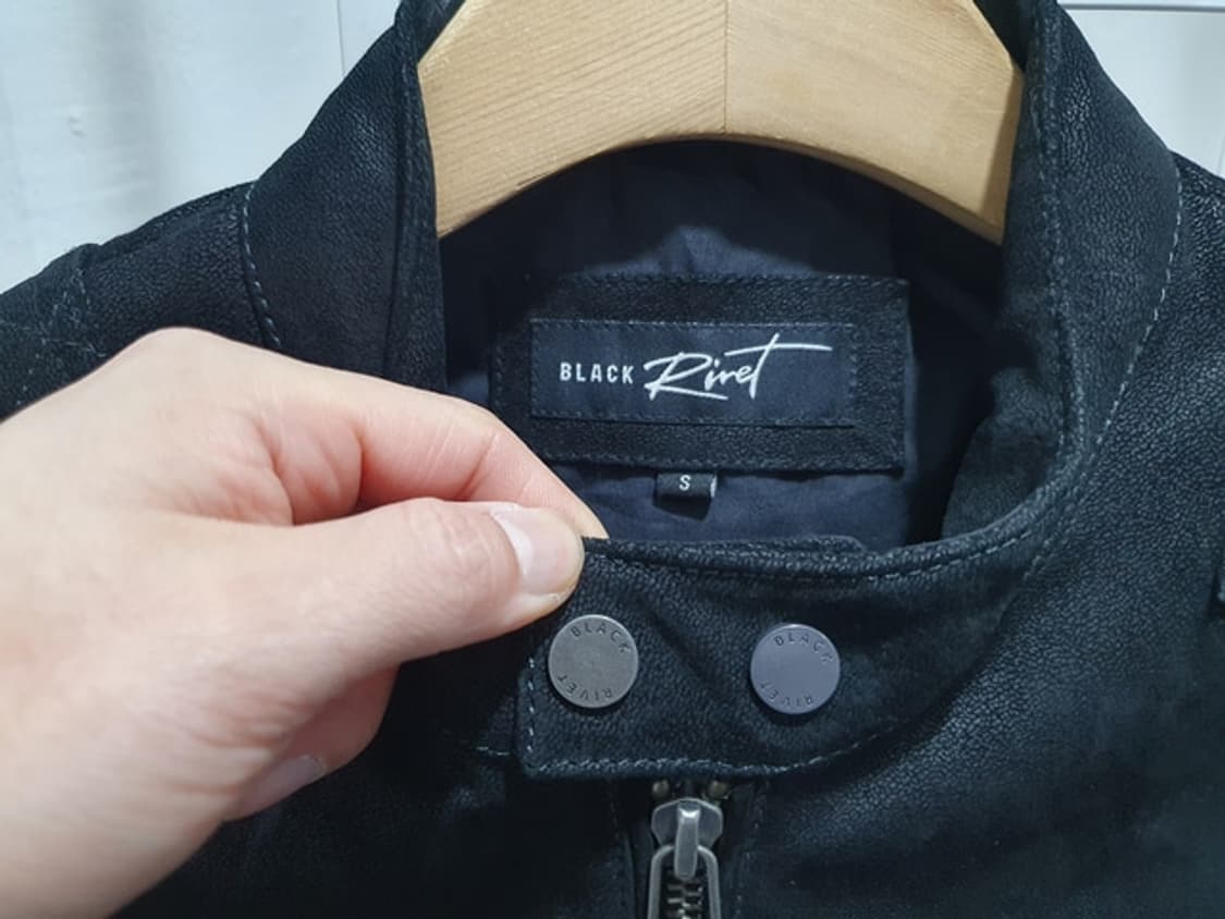 블랙리벳 스웨이드 레더 바이크 자켓 (MAN M~L)#520J 상품이미지7