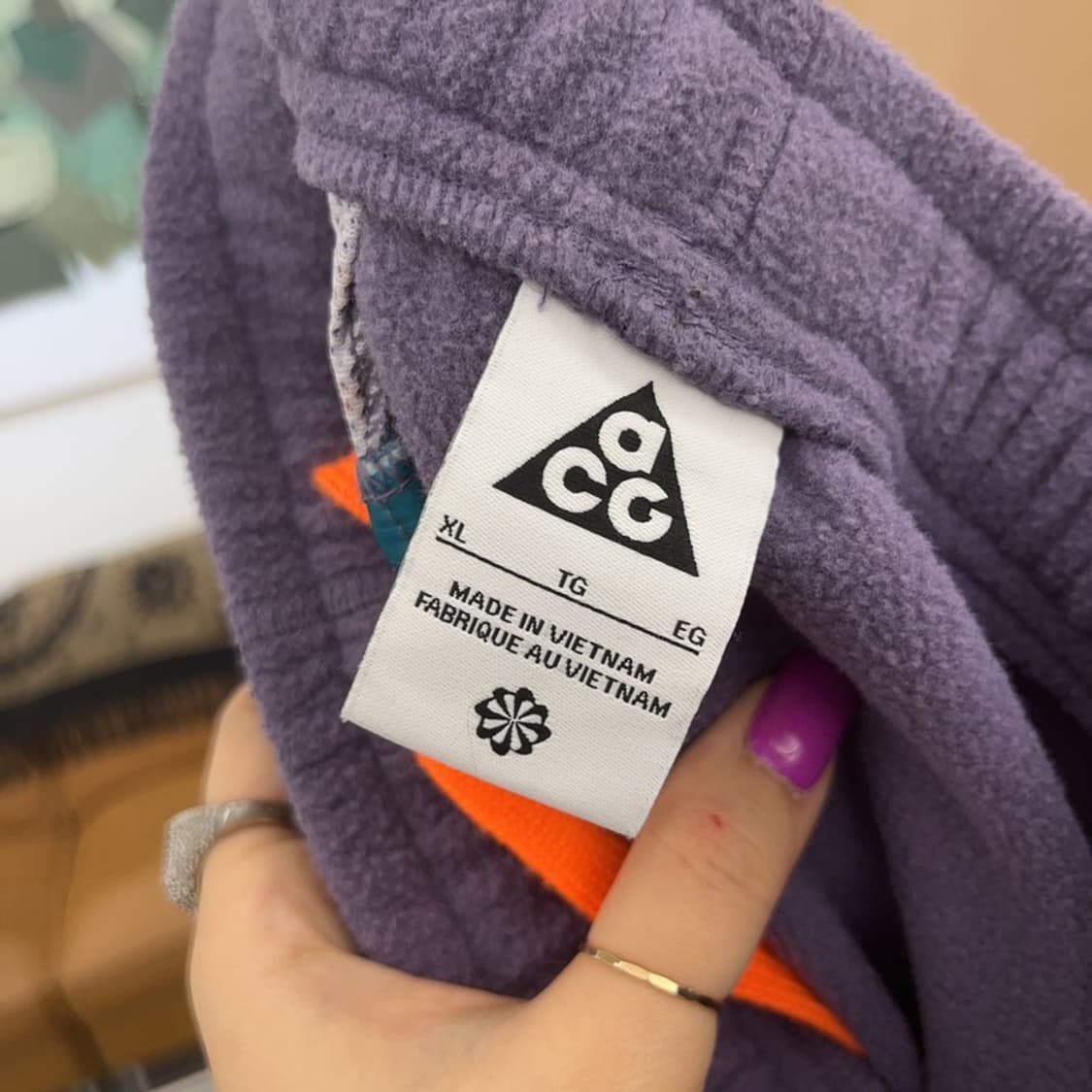 나이키 ACG 90's 폴라텍 무릎패치 플리스 팬츠 XL C06634 상품이미지5