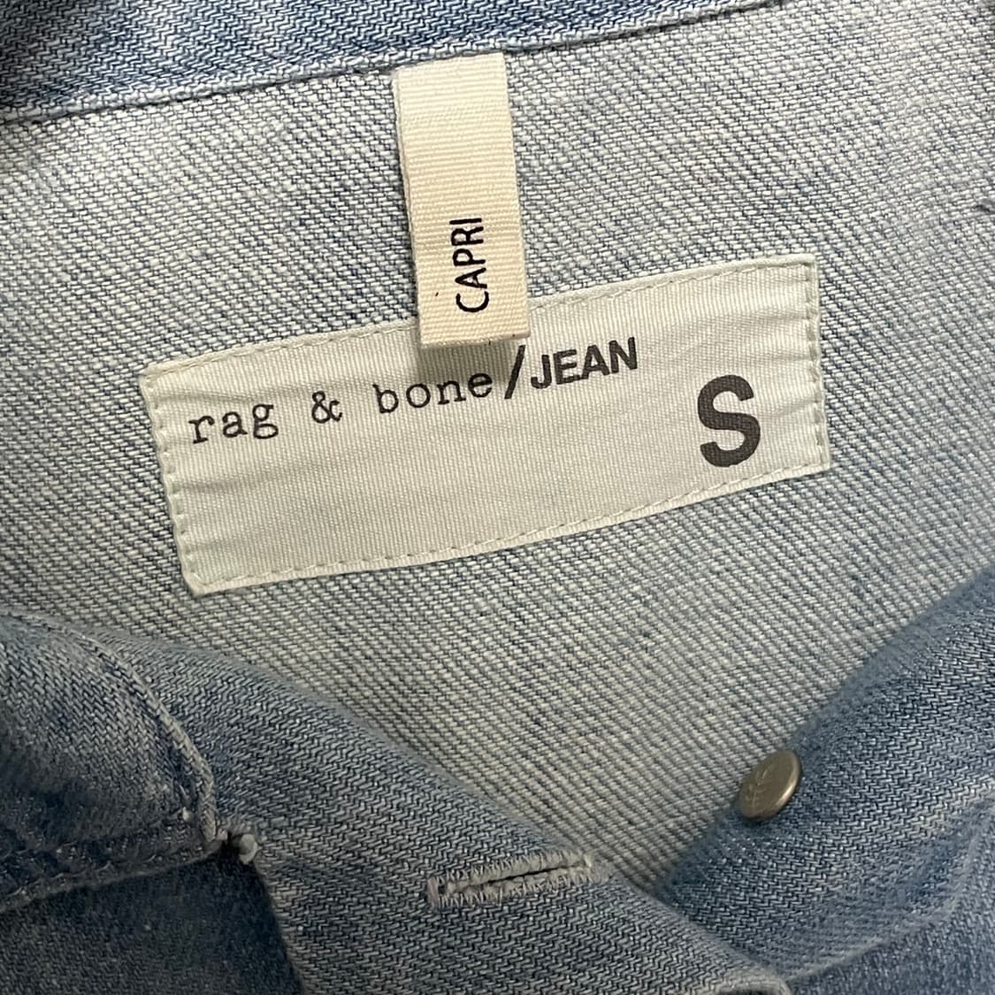 [S] 랙앤본 RAG&BONE 빈티지 롱 데님 셔츠 상품이미지3